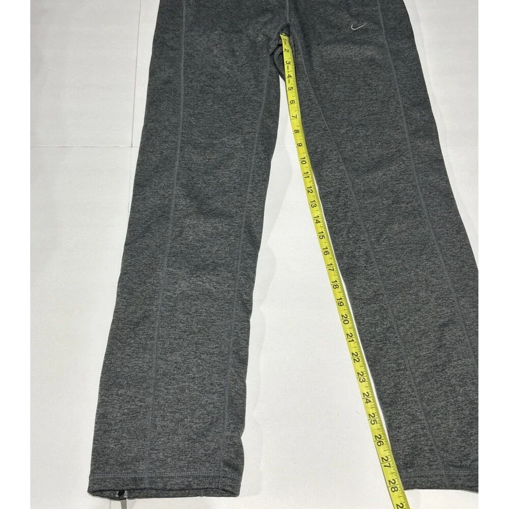 Nike Men’s XS Therma-Fit Thermal Pants Gray Fleece Training Sweatpants Ankle Zip